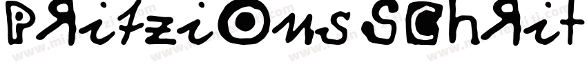 Pritzious Schrift字体转换